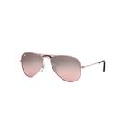 Ray-Ban Sunglasses Children Aviator Kids - Pink Frame Pink Lenses 52-14