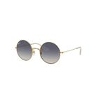 Ray-Ban Sunglasses Woman Ja-jo - Gold Frame Blue Lenses 55-20