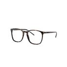 Ray-Ban Eyeglasses Unisex Rb5387 Optics - Tortoise Frame Clear Lenses Polarized 52-18