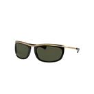 Ray-Ban Sunglasses Unisex Olympian I - Black Frame Green Lenses 62-19
