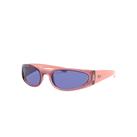 Ray-Ban Sunglasses Unisex Rb4332 - Pink Frame Blue Lenses 57-19