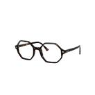 Ray-Ban Eyeglasses Woman Britt Optics - Tortoise Frame Clear Lenses 52-20