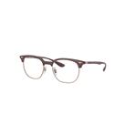 Ray-Ban Eyeglasses Unisex Rb7186 Optics - Purple Frame Clear Lenses 51-19