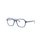 Ray-Ban Eyeglasses Unisex John Optics - Blue Frame Clear Lenses 51-18