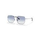 Ray-Ban Sunglasses Unisex Rb3764d - Silver Frame Blue Lenses 59-18