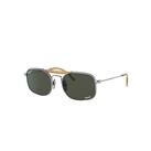 Ray-Ban Sunglasses Unisex Rb8062 Titanium - Silver Frame Green Lenses Polarized 51-18