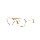 Ray-Ban Eyeglasses Woman Rb8064 Titanium Optics - Gold Frame Clear Lenses 53-17