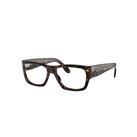 Ray-Ban Eyeglasses Unisex Nomad Optics - Havana Frame Clear Lenses Polarized 52-17