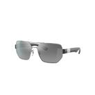 Ray-Ban Sunglasses Unisex Rb3672 - Grey Frame Silver Lenses Polarized 60-17