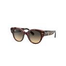 Ray-Ban Sunglasses Woman Roundabout - Tortoise Frame Brown Lenses 47-22
