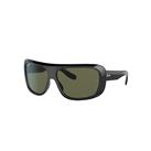 Ray-Ban Sunglasses Unisex Blair - Black Frame Green Lenses Polarized 64-13