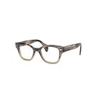 Ray-Ban Eyeglasses Unisex Rb0880 Optics - Tortoise Frame Clear Lenses 49-19