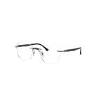 Ray-Ban Eyeglasses Unisex Rb8769 Optics - Black Frame Clear Lenses 51-18