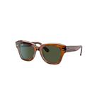 Ray-Ban Sunglasses Unisex State Street - Havana Frame Green Lenses 49-20