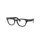 Ray-Ban Eyeglasses Unisex Laramie Optics - Black Frame Clear Lenses 51-20