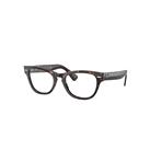 Ray-Ban Eyeglasses Unisex Laramie Optics - Havana Frame Clear Lenses 51-20