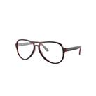 Ray-Ban Eyeglasses Unisex Vagabond Optics - Black Frame Clear Lenses 55-15
