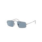 Ray-Ban Sunglasses Unisex Julie - Silver Frame Blue Lenses 49-20