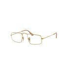 Ray-Ban Eyeglasses Unisex Julie Optics - Gold Frame Clear Lenses 46-20