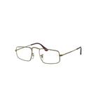 Ray-Ban Eyeglasses Unisex Julie Optics - Antique Gold Frame Clear Lenses 46-20