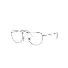 Ray-Ban Eyeglasses Unisex Elon Optics - Silver Frame Clear Lenses 50-20