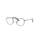 Ray-Ban Eyeglasses Unisex Elon Optics - Gunmetal Frame Clear Lenses 47-20