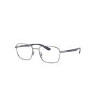 Ray-Ban Eyeglasses Unisex Rb6478 Optics - Blue Frame Clear Lenses 53-18