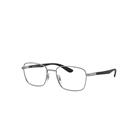 Ray-Ban Eyeglasses Unisex Rb6478 Optics - Black Frame Clear Lenses 51-18
