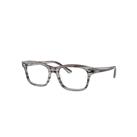 Ray-Ban Eyeglasses Unisex Burbank Optics - Grey Frame Demo Lens Lenses 54-19