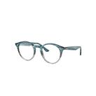 Ray-Ban Eyeglasses Unisex Rb2180v Optics - Havana Frame Clear Lenses 47-21