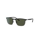 Ray-Ban Sunglasses Unisex Rb3686 - Black Frame Green Lenses 57-19