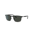 Ray-Ban Sunglasses Unisex Rb3686 Chromance - Black Frame Grey Lenses Polarized 57-19