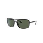 Ray-Ban Sunglasses Unisex Rb4375 - Black Frame Green Lenses 60-18