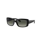 Ray-Ban Sunglasses Woman Rb4389 - Black Frame Grey Lenses 58-17