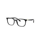Ray-Ban Eyeglasses Unisex Rb7211 Optics - Black Frame Clear Lenses Polarized 50-19