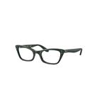 Ray-Ban Eyeglasses Woman Lady Burbank Optics - Green Frame Clear Lenses Polarized 49-20