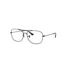 Ray-Ban Eyeglasses Unisex Rb6499 Optics - Black Frame Clear Lenses Polarized 55-15