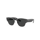 Ray-Ban Sunglasses Unisex Mega Clubmaster - Grey Frame Black Lenses Polarized 50-21