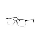 Ray-Ban Eyeglasses Man Rb6494 Optics - Silver Frame Clear Lenses Polarized 54-18