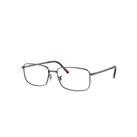 Ray-Ban Eyeglasses Unisex Rb3717 Optics - Gunmetal Frame Clear Lenses Polarized 57-18