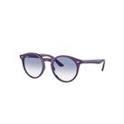 Ray-Ban Sunglasses Children Rb9064s Kids - Opal Violet Frame Blue Lenses 44-19