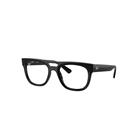 Ray-Ban Eyeglasses Unisex Lloyd Optics Bio-based - Black Frame Clear Lenses Polarized 52-21