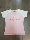 Reebok Women's Short Sleeve T-Shirt Top in Pink Colour (671) - 8 Regular