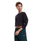 REEBOK Women's Black Dreamblend Cotton MI Sweatshirt RRP £40 - L Regular
