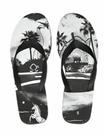 Reebok Men`s Cash summer beach Flip Flops Black/White BS8549