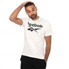 Reebok Vector Logo T Shirt Mens Gents Crew Neck Tee Top Short Sleeve Cotton - 3XL Regular