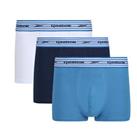 Reebok 3 Pack Mens Seamless Boxers Polyamide Blend Logo Branding Underwear