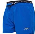 Reebok Mens Classic Logo Waisband Swim Shorts Bright Blue Size M new - M 32-34w Regular