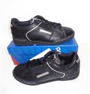 Reebok Classic Girls New Black Leather Trainers Shoes Junior RRP £65 UK Size 3