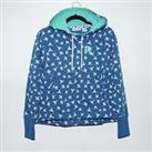 Womens REEBOK CLASSIC Casual Blue Pullover Hoodie Size S BNWT